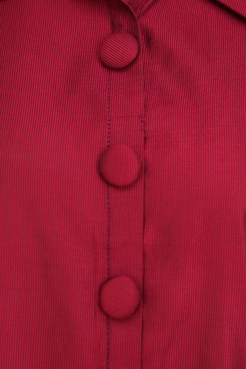 Crimson Ease – Cotton Silk Co-Ord Set