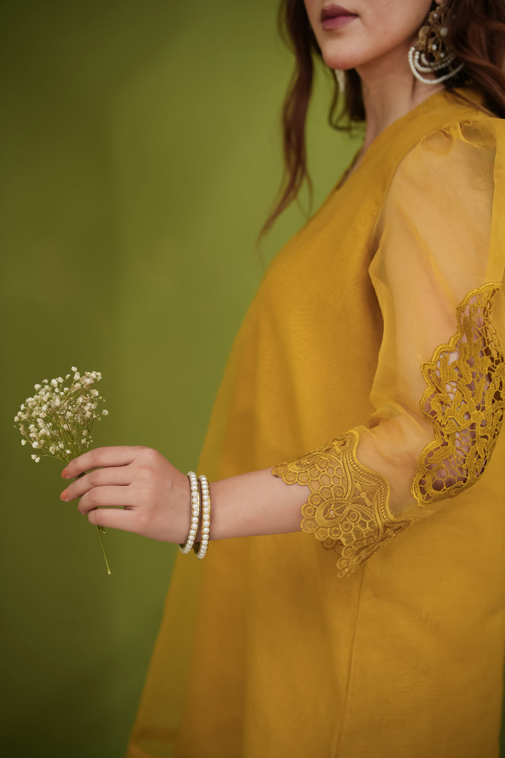 Zarva – Organza Silk Set