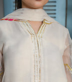 Mehr Noor – Embroidered Organza Ensemble