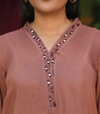 Sahar Rose – Viscose Silk Printed Ensemble