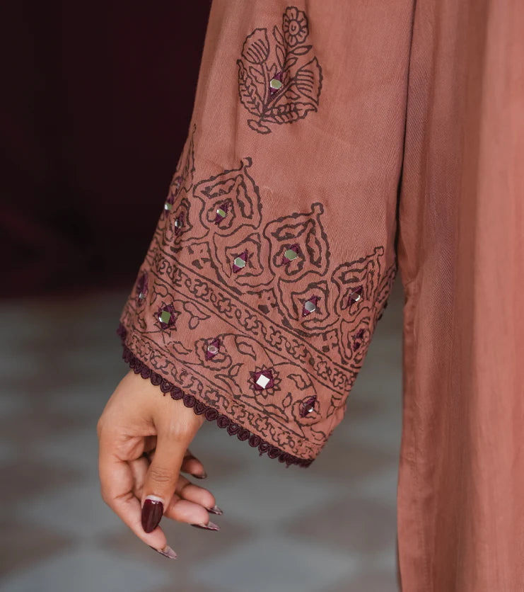 Sahar Rose – Viscose Silk Printed Ensemble