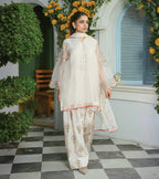 Mehr Noor – Embroidered Organza Ensemble