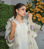 Nooré Ombre – Embroidered Silk Ensemble